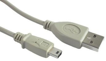 Gembird KABEL USB MINI AM-BM5P 2.0 1.8M (CANON) WHITE (AKGEM001500)