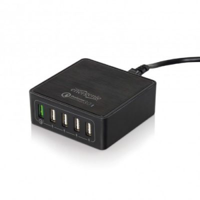 Gembird Ładowarka sieciowa QC 3.0 5 x USB czarna