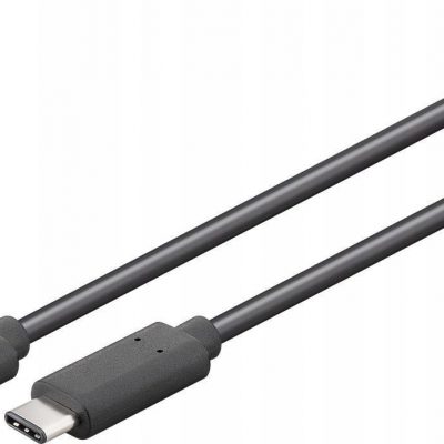 Goobay Kabel Usb-c 3.2 20 Gbit/s Czarny 1m