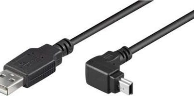 Goobay Kabel USB USB -Mini USB 5p 90 stopni black1.8 m - St.ASt.B Mini - (93971)