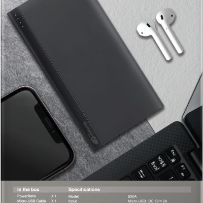 GP BATTERY B20AGR-B1 20000mAh Ciemnoszary