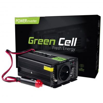 Green Cell Przetwornica samochodowa Green Cell 12V do 230V 150W/300W INV06