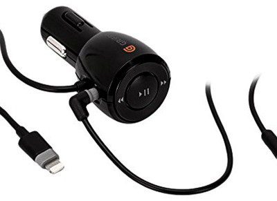 Griffin Ładowarka samochodowa lightning, iTrip AUX, czarna 685387405176