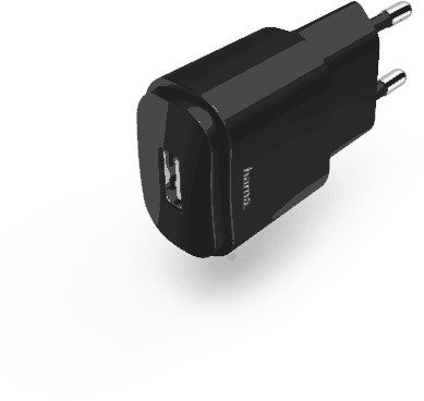 Hama Ładowarka sieciowa USB 230v 1,2A Czarny (00183260)
