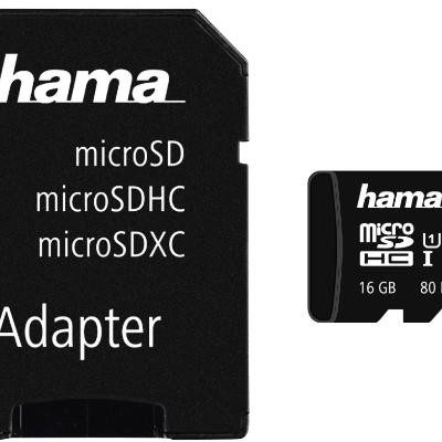 Hama MicroSDHC Class 10 16GB (124138)