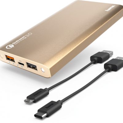 Hama Premium Alu 12000mAh Złoty (183355)