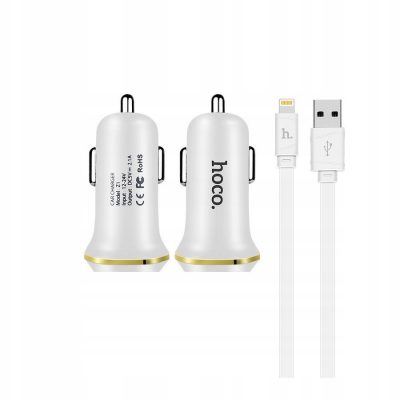 Hoco ładowarka samochodowa > Z1 2xUSB 2,1A z ka
