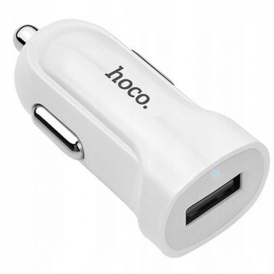 Hoco ładowarka samochodowa > Z2 1xUSB 1,5A biał
