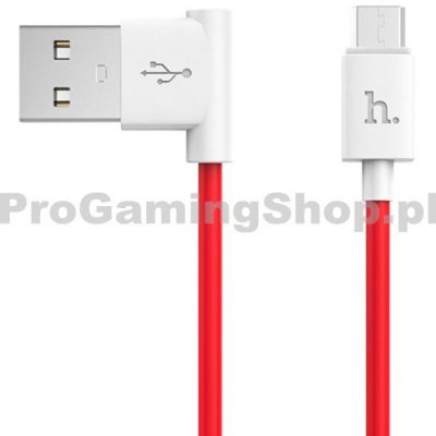 Hoco USAMS Kabel składka na telefonie lub tablecie z wtyczką micro USB 1,2 metra czerwony