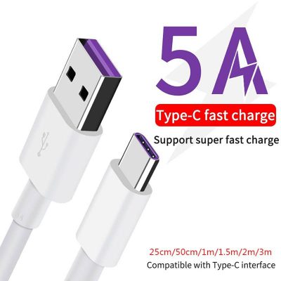 Huawei 1m 1.5m 2m kabel USB C 5A Supercharge rodzaj USB C kabel do p20 5A szybkie ładowanie przewód
