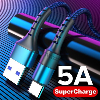 Huawei 5A kabel USB typu C 0.25m 1m 2m szybkie ładowanie typ-c Kable dla P30 P20 Mate 20 Pro