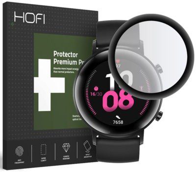 HUAWEI HOFI Szkło hybrydowe HOFI Hybrid Glass do Watch GT 2 42 mm Czarny