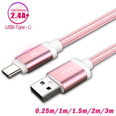 Huawei Typ C ładowarka 1m 2m USB o długości szybkie przewód ładowarki USB C dla P20 Lite Samsung