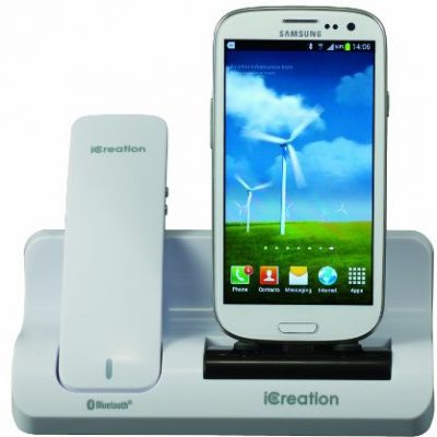 iCreation Zestaw do Creation G-500 Docking Station z modułem Bluetooth ręcznie i Samsung Galaxy Biały 6921070443679