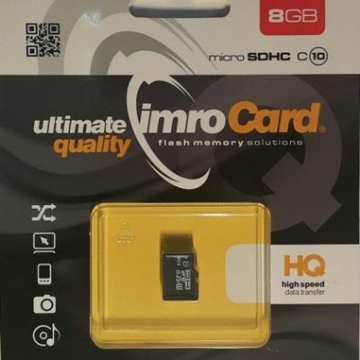 IMRO SDHC Class 10 8GB + adapter (KOM000654)