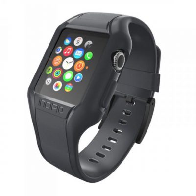 Incipio NGP Strap - Elastyczny Pasek do Apple Watch 38mm (przydymiony) WBND-008-