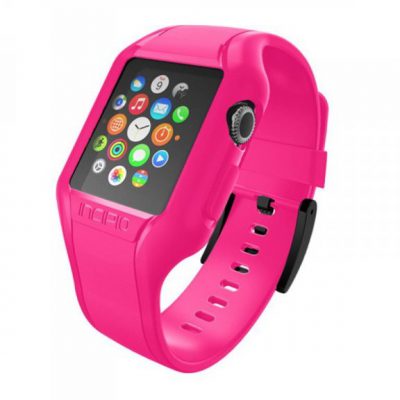 Incipio NGP Strap - Elastyczny Pasek do Apple Watch 42mm (różowy) WBND-012-PNK