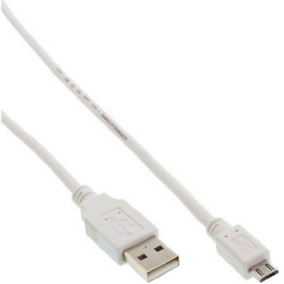 InLine Kabel USB microUSB 2m Biały 31720W