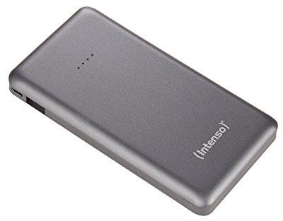 Intenso 7332500 S2500 cienki zewnętrzny bank mocy, 10 000 mAh, szary 7332534