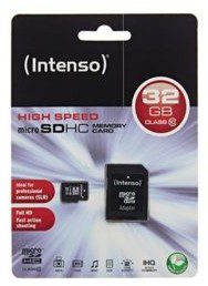 Intenso MicroSDHC Class 10 32GB (3413480)