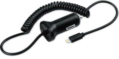 ISY Ładowarka samochodowa ICC-4102 USB Lightning 2,4A Czarny ICC-4102