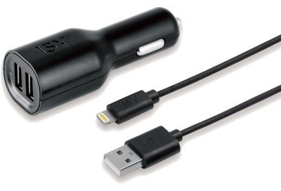 ISY Ładowarka samochodowa ICC-6100 USB Lightning 2,4A ICC-6100