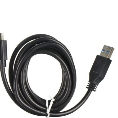 . Kabel USB Typ C 30 czarny 2 metry towar w magazynie natychmiastowa wysyłka FV 23% odbiór osobisty 0 zł 5901737418371