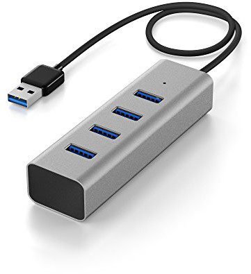 KabelDirekt 4-portowy Hub USB 3.0 z aluminium 662