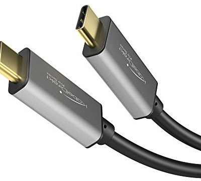 KabelDirekt Przewód uniwersalny kabel USB-C na USB-C, 0,9 meter do obróbki wideo bezpośrednio, transmisji danych (Gen2) i zasilanie do PD 4 (60 W) z wbudowanym chipem 995