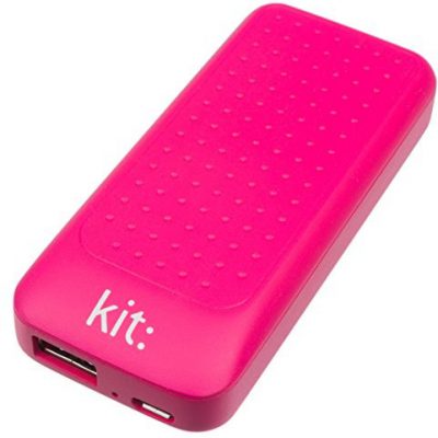 Kit 10000 mAh Essentials Range uniwersalny przenośna ładowarka Power Bank Zewnętrzna, różowy PWRE4PI