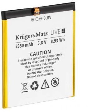 Kruger Matz Bateria Kruger&Matz Kruger&Matz Live 4/4S KM00438