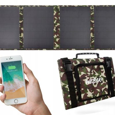 Ładowarka Solarna Usb Panel Fotowoltaiczny Bateria