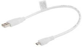 LANBERG LANBERG Kabel USB 2.0 micro AM-MBM5P 0.3M biały (CA-USBM-10CC-0003-W)