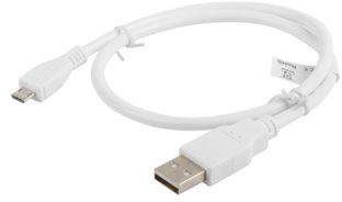 LANBERG LANBERG Kabel USB 2.0 micro AM-MBM5P 0.5M biały (CA-USBM-10CC-0005-W)
