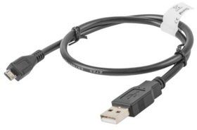 LANBERG LANBERG Kabel USB 2.0 micro AM-MBM5P 0.5M czarny (CA-USBM-10CC-0005-BK)