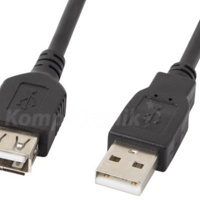 LANBERG Lanberg USB 1.8m czarny (CA-USBE-10CC-0018-BK)