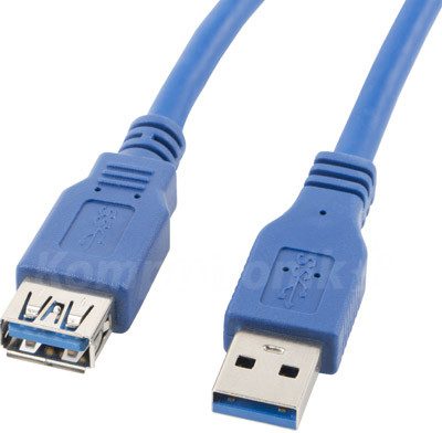 LANBERG Lanberg USB 3.0m niebieski (CA-US3E-10CC-0030-B)