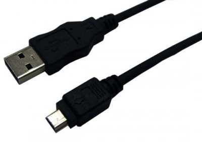 LogiLink Kabel USB 2.0 typ-A do USB-mini, dł. 1,8m CU0014