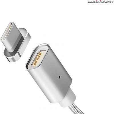 Maclean Maclean Kabel USB Type-C magnetyczny srebrny MCE178 AKMCLKUSBMCE178