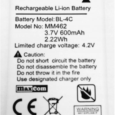 Maxcom BATERIA MM705 710 715 820 440 105 570 461 462 432 431 823