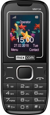 Maxcom MM134 Dual Sim Czarny