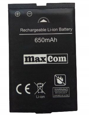 Maxcom Nowa Oryginalna Bateria MM901 650mAh