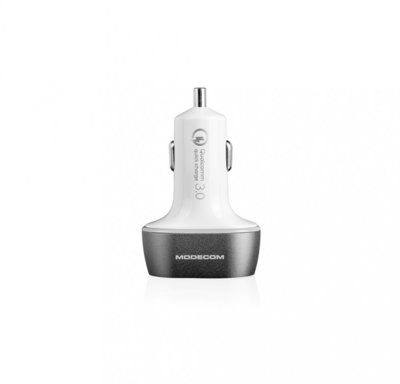 Modecom Ładowarka samochodowa MC-CU3 Quick Charge 3.0 + 2x USB) (ZT-MC-CU3-05)
