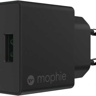 Mophie Ładowarka sieciowa USB-A 18W czarna IWAMA18WBK