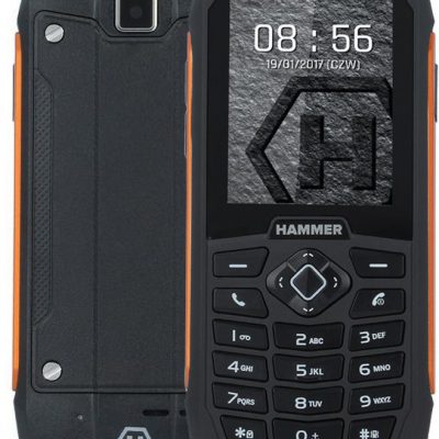 myPhone Hammer 3 Dual Sim Czarno-pomarańczowy