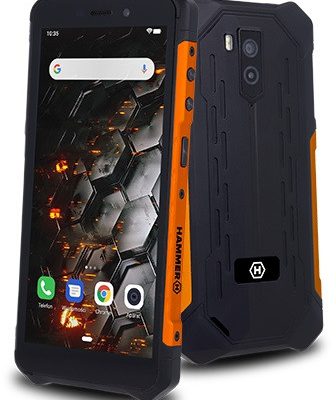 myPhone HAMMER Iron 3 16GB Dual Sim Czarno-pomarańczowy