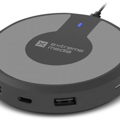 Natec Ładowarka bezprzewodowa 1xType-C 2xUSB 2.0