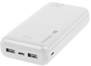 Natec Power Bank Extreme Media Trevi 20000mAh 2x USB + 1x USB-C biały