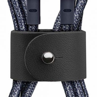 Native Union Belt Cable Wzmocniony Kabel USB Lightning ze Skórzanym Zapięciem 1,2m (Indigo) BELT-KV-L-IND-2
