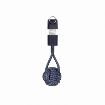 Native Union DESIGN POOL LIMITED Key Cable brelok z kablem Lightning indigo) IKLNUKCIY